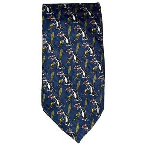 Vintage Sylvester the Cat Tweety 2000 Warner Bros Looney Tunes Men's Tie NeckTie